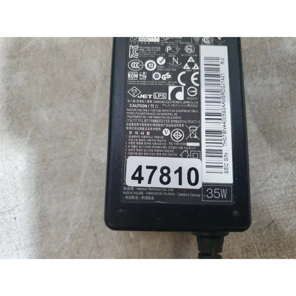Samsung A3514_DPN AC/DC Adapter Black 14 Volt 3.5 Amp 35 Watt for LCD Monitor - Image 3 of 4