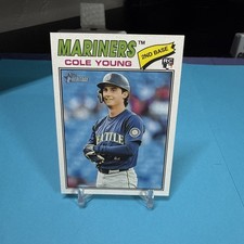2026 Topps Heritage Cole Young Rookie #142 Seattle Mariners Baseball Card