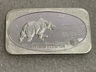 Vintage 1974 USSC The Grizzly Bear- 1 Troy Oz .999 Fine Silver Bar- Serial #426