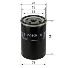 ÖLFILTER FÜR MERCEDES-BENZ 124 STUFENHECK (W124) - BOSCH 0 451 103 105