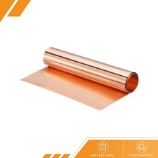 Copper Sheet Roll - 3500mm x 300mm x 0.06mm Pure Copper