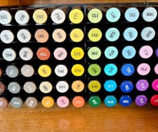 72 Pen Set Spectrum Noir Alcohol Markers & Storage