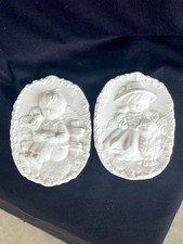 VTG Unpainted Busque/Nursery Rhythm Wall Plaques 2