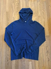 Jungmaven Men's L Dark Navy Hemp Organic Cotton Maui Pullover Hoodie