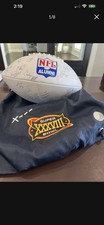 NFL Alumni Autographed Football Super Bowl XXXIII Bobby Bell & Others w/ Bag