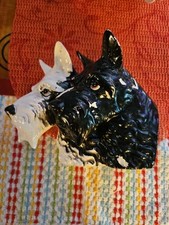 Antique Scottish Terrier Dogs Planter