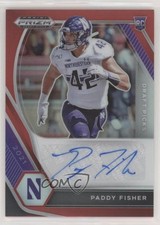 2021 Panini Prizm Draft Picks Red 127/199 Paddy Fisher #DPA-PAD Auto h8k