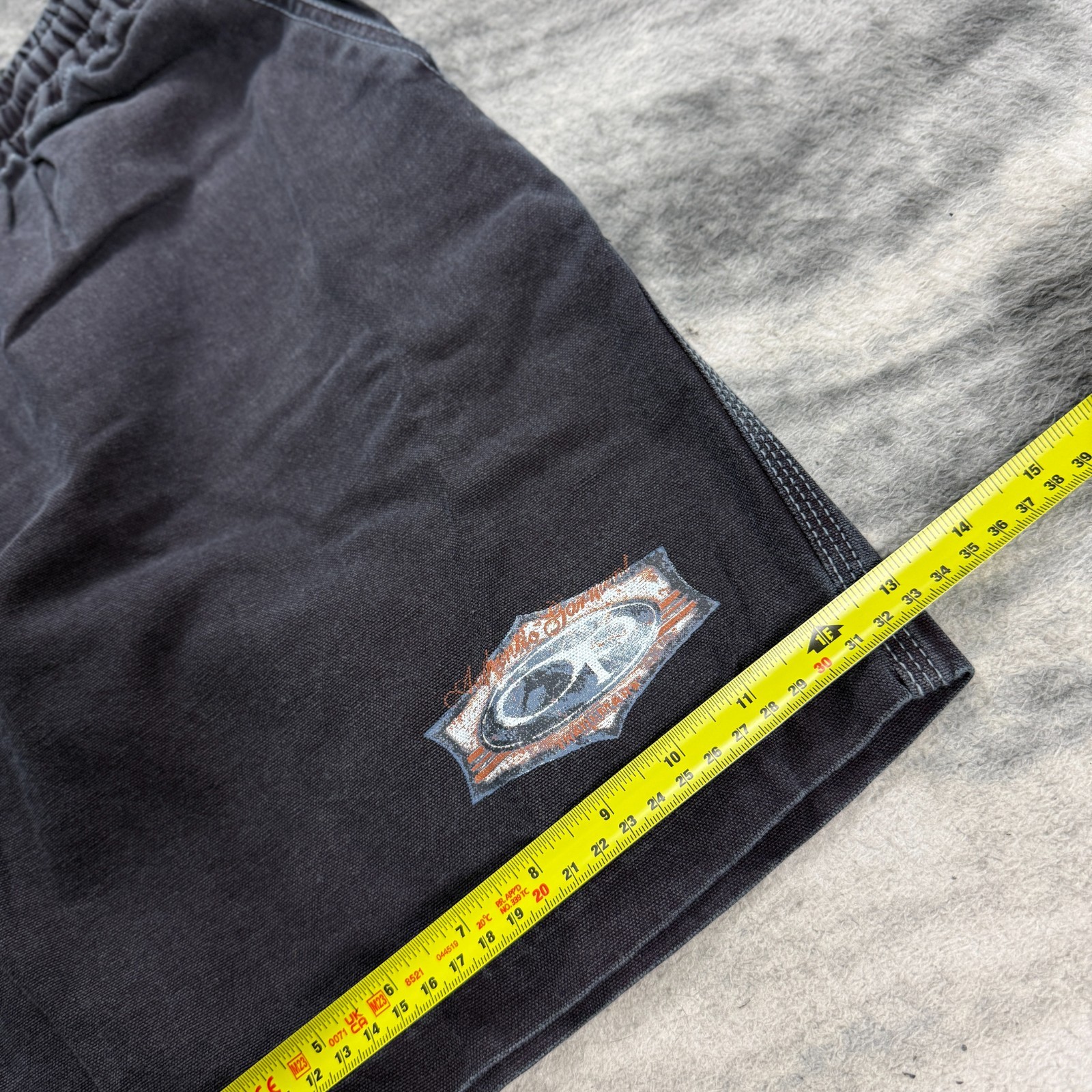 Vintage Ocean Pacific USA 1990's Y2K Washed Grey Navy Surf Skate Sz Large Shorts image 6