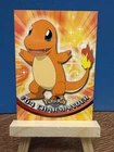 Pokemon 1999 Topps TV Charmander #4 Non-Holo Vintage Rare Black Logo Card
