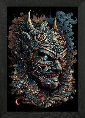 Bär holt gerahmtes Wandbild Poster Leinwanddruck Bild