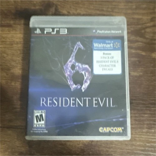 Capcom Resident Evil 6 PlayStation 3 Multiplayer + Bonus Character Decals, 2012