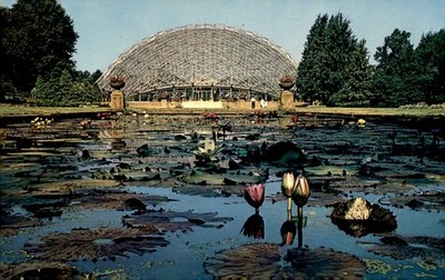 CLIMATRON Geodesic Dome, Missouri Botanical Garden, St. Louis Postcard