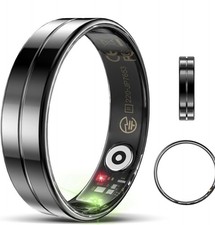 Ultra-Thin Smart Ring for Women Men,Sleep Tracker Ring with Heart Rate, Black 9