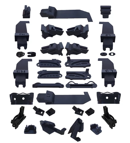 Complete Soft Top Repair Kit Fiat 500 Cabrio Fiat 500C 34 Pieces