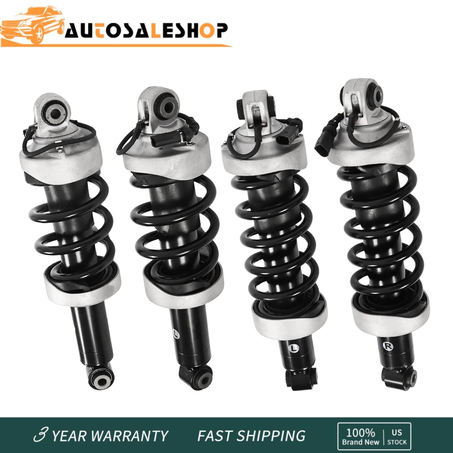 Full Kit Front & Rear Suspension Shock Strut Magnetic Ride For Audi R8 V8 07-15