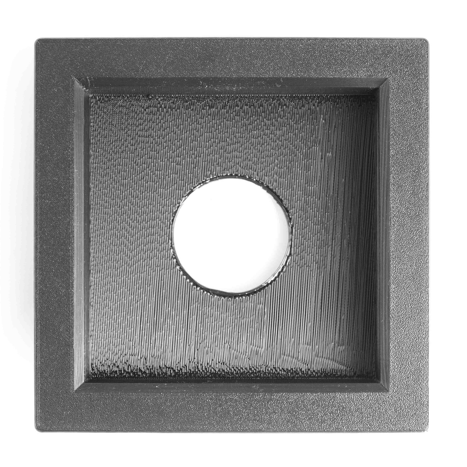 Planchette SINAR Copal 1 évidée 17mm pour chambre photographique grand format 140x140