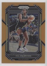 2023 Panini Prizm WNBA Orange Prizm 99/99 Kalani Brown #22 1pe9