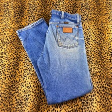 Vintage Wrangler Cowboy Cut 13MWZPW Blue Jeans Size 35x34