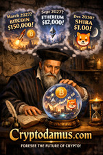 Cryptodamus.com – Premium Crypto Domain | Perfect for AI Predictions , Bitcoin