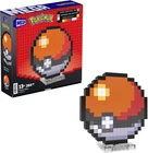 Mega Bloks - Pokemon Classic Poke Ball, Pixel Art, 342 Piece Building Toy Set [N