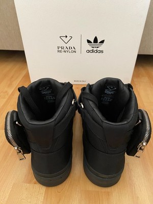 Prada x Adidas 2TG193 Black Forum High Men's US 9 | eBay
