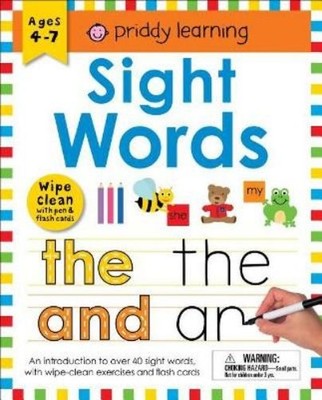 Roger Priddy Wipe Clean Workbook: Sight Words (Enclosed Spiral Bi (Spiral Bound)