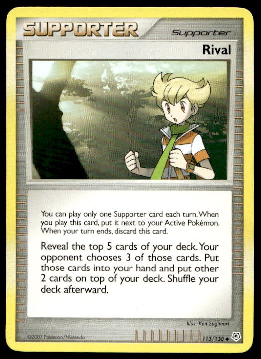 Pokemon Secret Wonders #124/132 Rival Uncommon