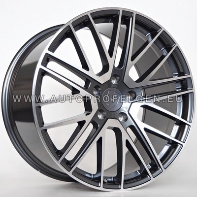 Porsche Panamera Turbo Style 21 Zoll Felgen 9,5j + 11,5j 5x130 Alufelgen x4 Grau