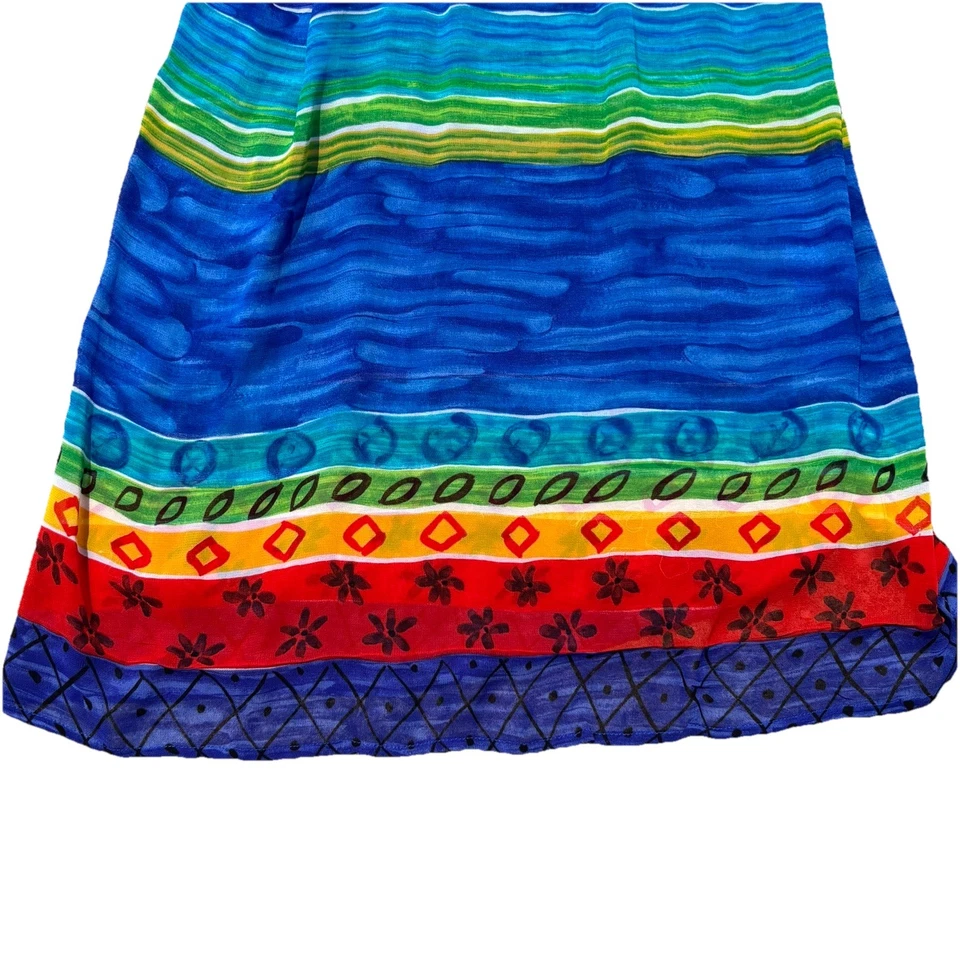 Traje de baño Profile by Gottex pantalón para mujer transparente arco iris talla mediana Foto 3 de 4