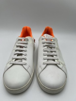Valentino Garavani Backnet white leather perforated VLogo sneakers