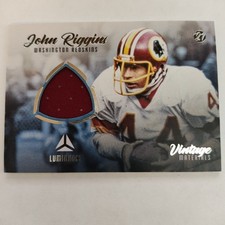 2021 Luminance John Riggins #VM-JR Vintage Materials Player Worn