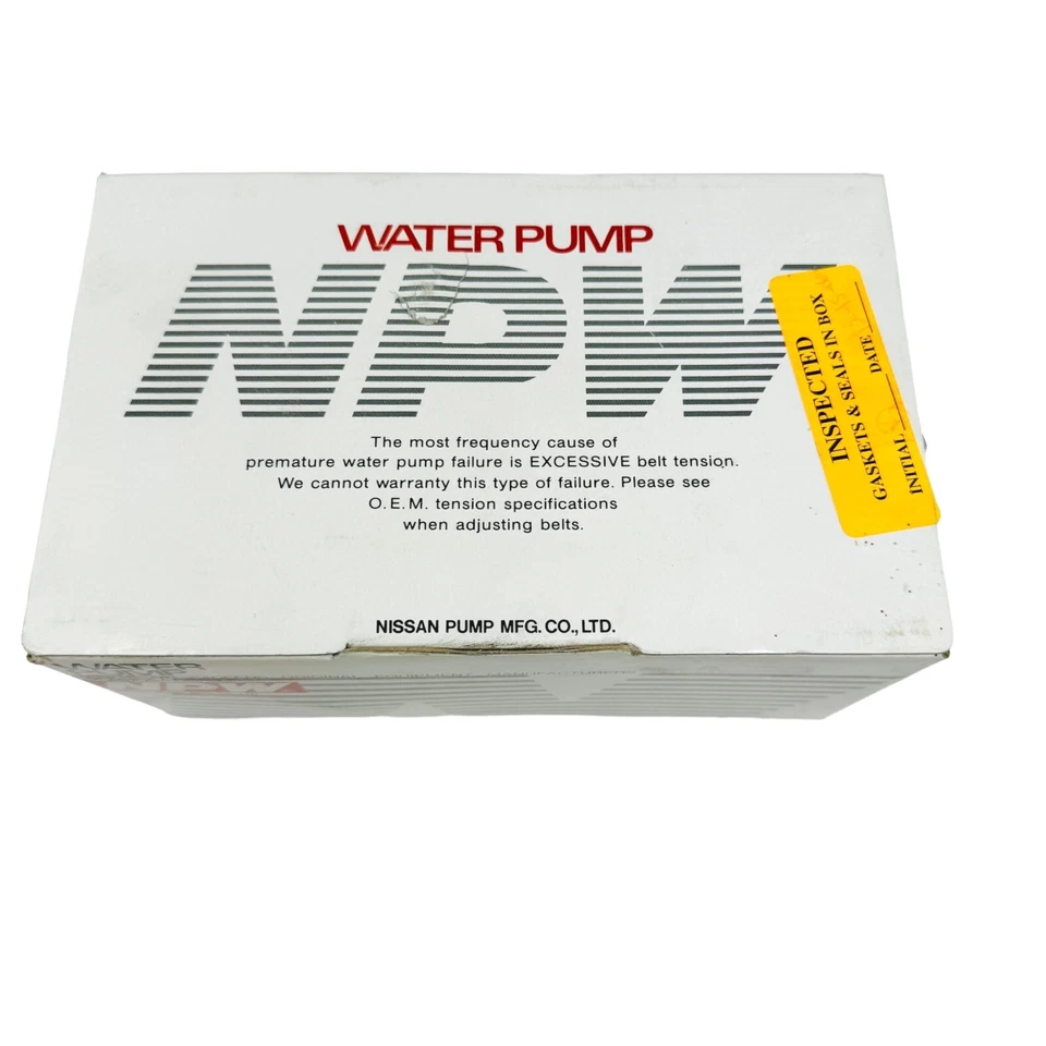 Bomba de agua motor NPW MZ39 con junta nueva en caja - hecha en Japón Foto 2 de 4