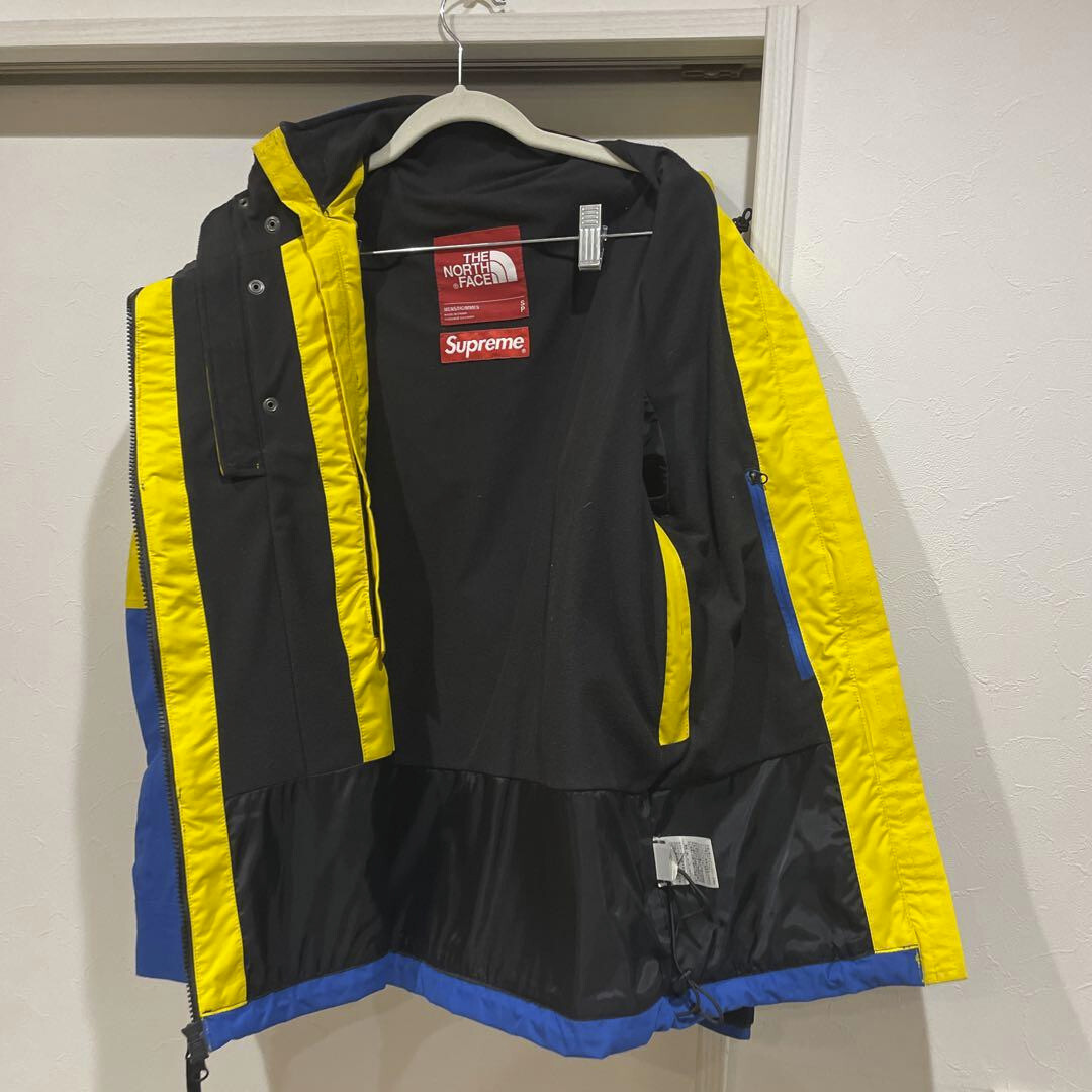 Supreme×THE NORTH FACE Mountain Parka NP016011 Blue&Yellow Size S