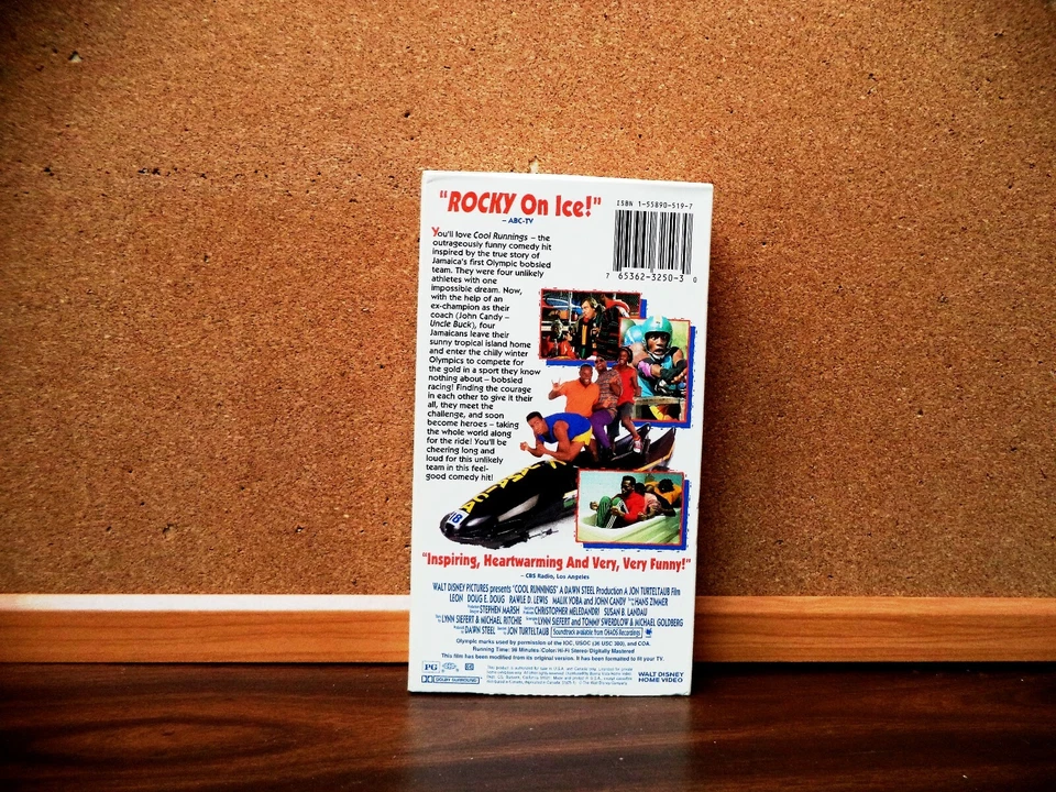 WALT DISNEY'S COOL RUNNING (VHS 1993) JOHN CANDY, LEON ROBINSON, DOUG E. DOUG - Image 2 of 4