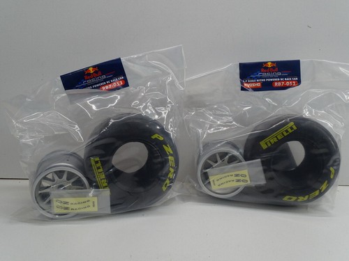 DeAgostini RB7 Red Bull Racing 4x Felgen 4x Reifen 2x vorne 2x hinten in OVP - Bild 8 von 9