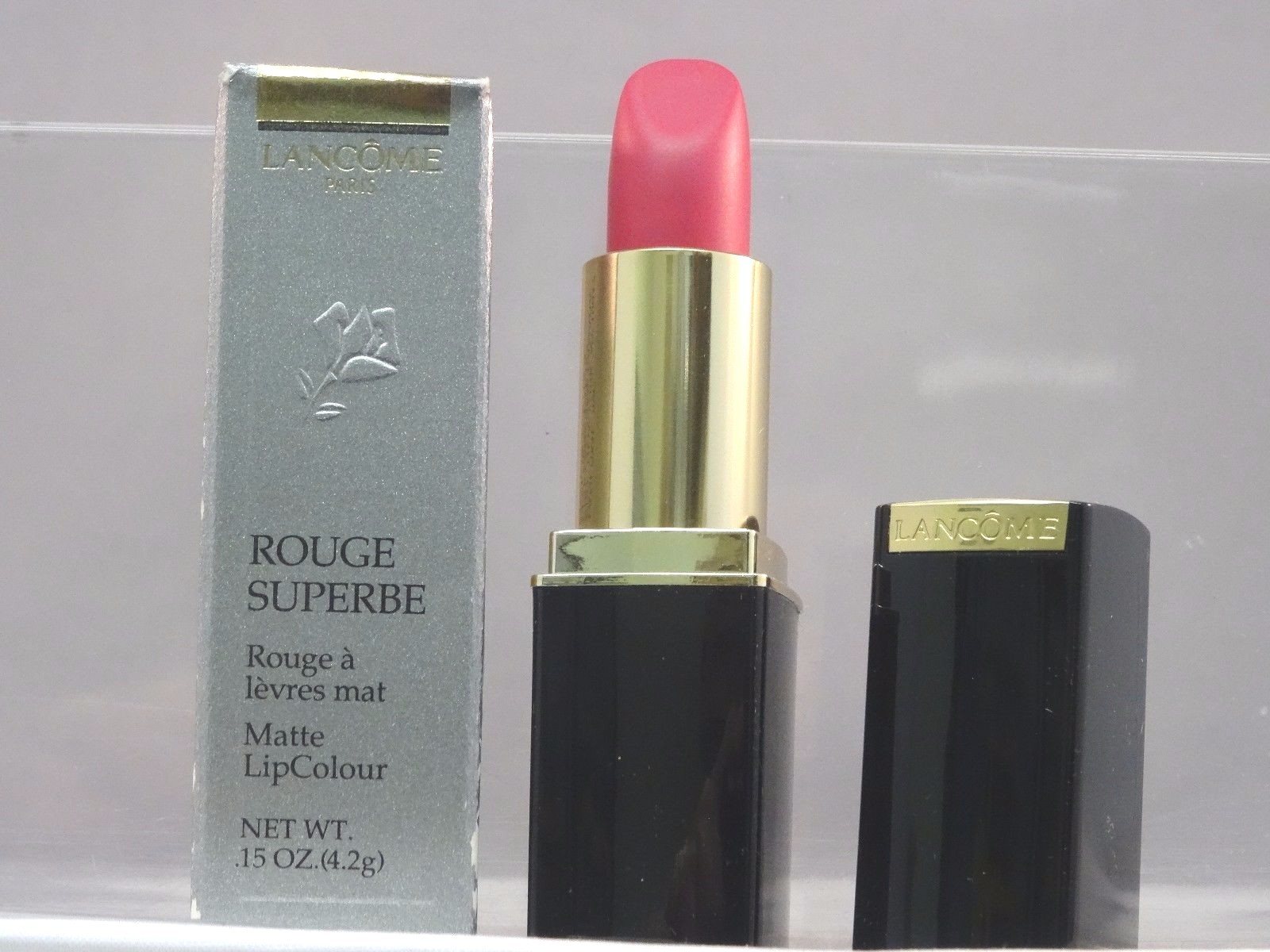 МАТОВЫЙ ЦВЕТ ДЛЯ ГУБ LANCOME ROUGE SUPERBE - МАТОВАЯ ОРХИДЕЯ - ПОЛНОРАЗМЕРНЫЙ - НОВЫЙ В КОРОБКЕ 4890₽