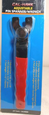 PIN SPANNER WRENCH ADJUSTABLE 7/16 TO 2-1/8'' GREAT FOR ANGLE GRINDER HUBS