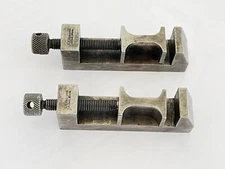 SET OF STARRETT No. 160 TOOLMAKERS STEEL CLAMP  MACHINIST VISE CLAMPING USA PAIR