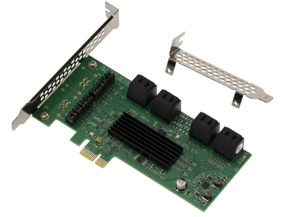 Controller Card Pcie 2.0 x1 For SATA 3 6G 8 Ports - Chipset Marvell 88SE9215 - Image 3 of 3