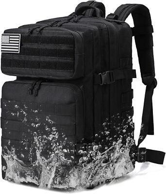45L Military Tactical Backpack For Men Molle Daypack 3 Day Bug Out