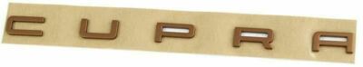 Original Seat Leon 5F Copper Tailgate Label Cupra Emblem Logo
