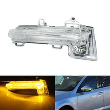 Links Orange LED Spiegelblinker Klar Linse für Skoda Octavia III OE: 5E0949101