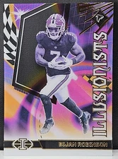 2023 Panini Illusions Bijan Robinson Illusionists  RC Acetate #11 - Falcons