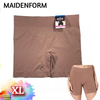 NWT Maidenform Women's XL Smoothing Seamless Booty Lift Shapewear Shorty DMS106