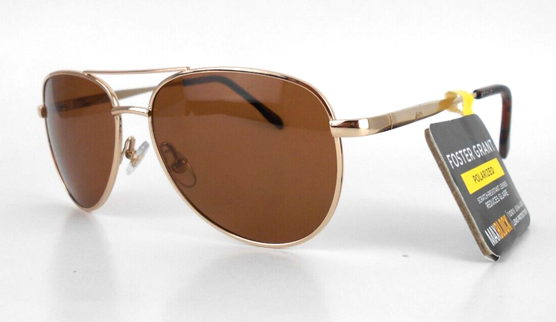 UNISEX FOSTER GRANT POLARIZED PRELUDE BROWN 100% UVA UVB  display picture 2