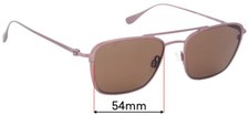 SFx Replacement Sunglass Lenses fits Maui Jim MJ542 Ebb Flow - 54mm Wide
