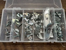 56pcs body molding trim clips w/ nuts assortment for 1/2” - 2” mldg for GM - 5/8