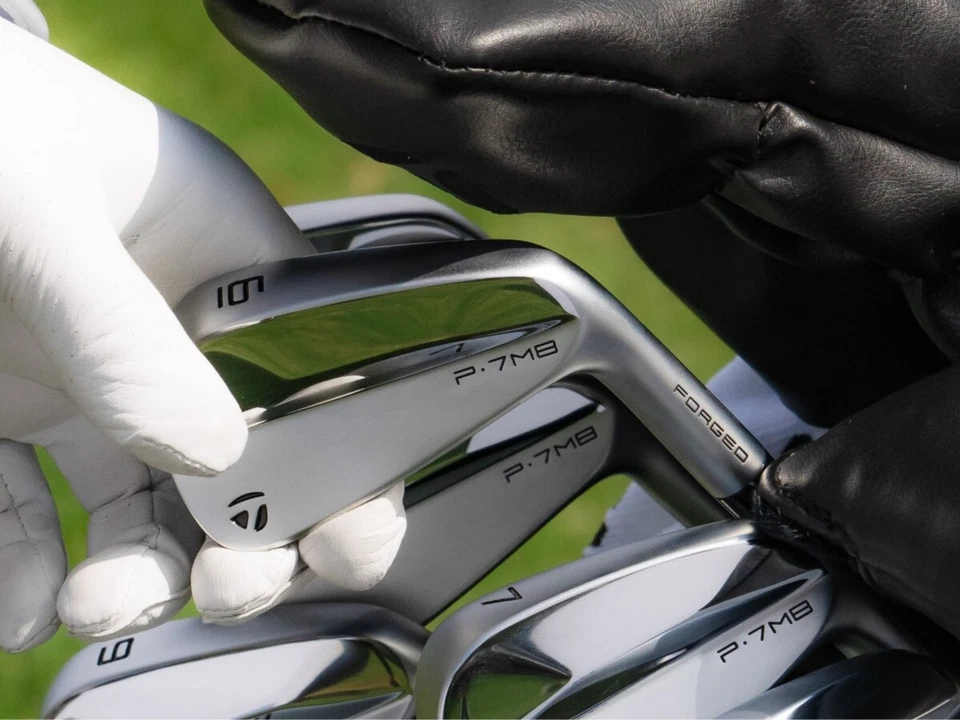 TAYLORMADE GOLF P7MB 2023 4 Irons In Set 7-PW KBS Tour Steel Extra Stiff MRH - Image 4 of 4