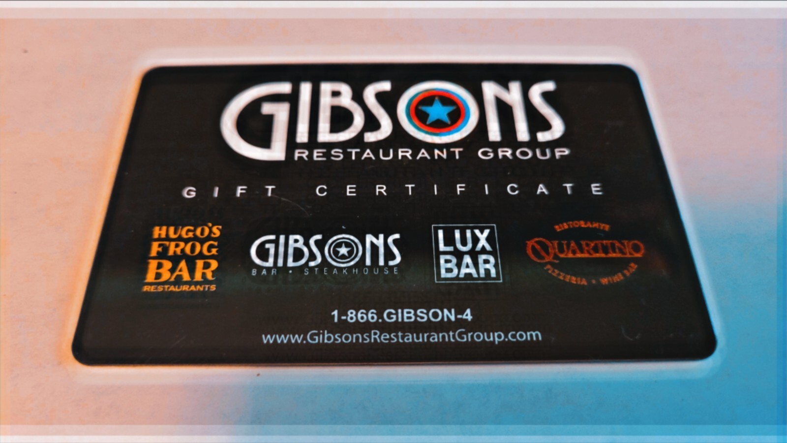 Gibsons Restaurant Group Gift Card 150 Hugos Frog Boathouse Disney