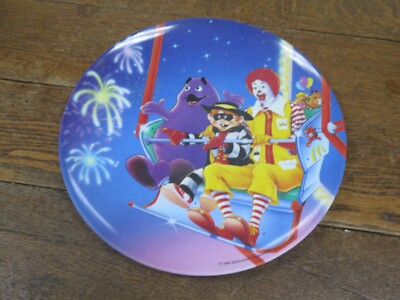 1993 McDonalds Amusement Park Ronald McDonald Grimace Hamburglar